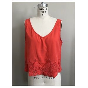 Elodie Lace Hem Tank Top